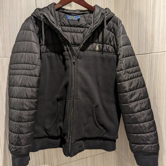 Polo Ralph Lauren Black Puffer Jacket - Picture 1 of 6